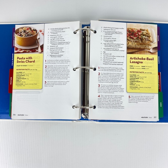 Better Homes and Gardens Eat Well Lose Weight Cookbook Hardcover Binder Recipes - Picture 11 of 12